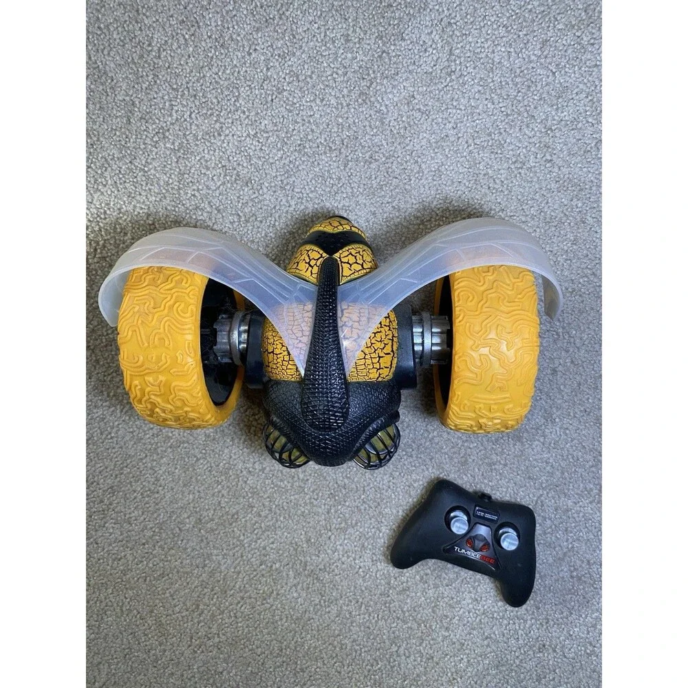 New Bright TumbleBee RC Remote Control Interactive Flipping Toy Yellow